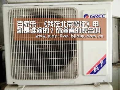 百家乐-《我在北京等你》申凯是谁演的?饰演者的原名叫什么?(图3) 百家乐网站